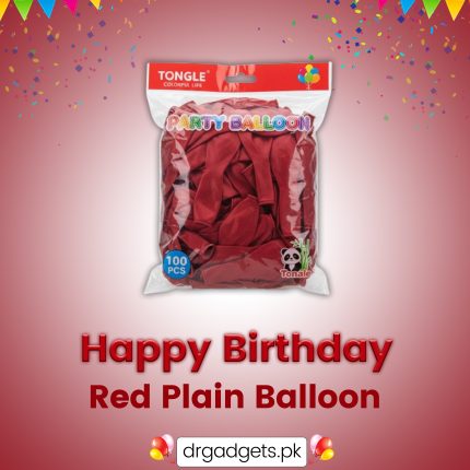 Plain Color Balloons (Red)